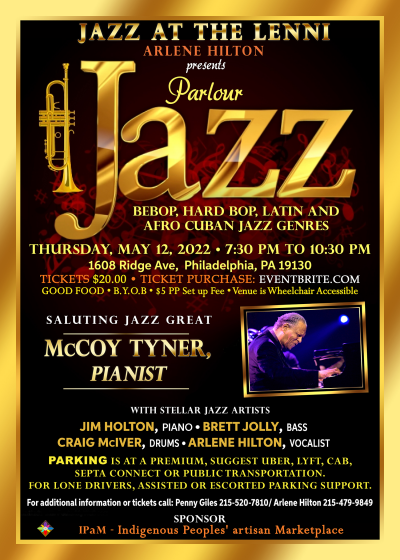 Salute To Jazz Great, Mccoy Tyner, Pianist at The Lenni