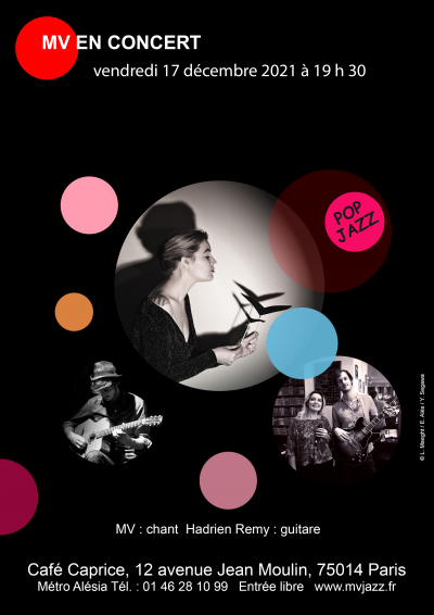Mv & Hadrien Rémy En Concert at Caprice Café - event poster Mv & Hadrien Rémy En Concert at Caprice Café