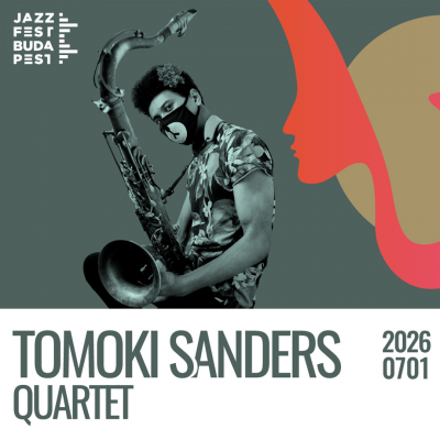Tomoki Sanders Quartet at Jazzfest Budapest at Városháza Park - event poster Tomoki Sanders Quartet at Jazzfest Budapest at Városháza Park