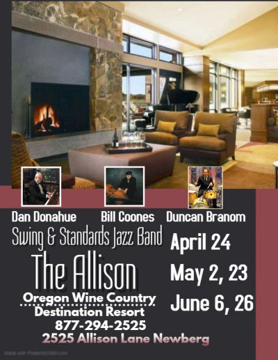 Swing & Standards Jazz Band The Allison at The Allison Inn & Spa
