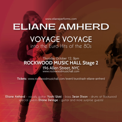 Eliane Amherd Trio at Rockwood Music Hall - event poster Eliane Amherd Trio at Rockwood Music Hall