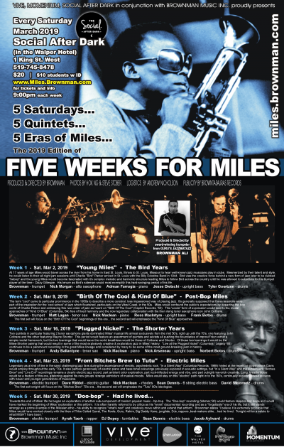 Five Weeks For Miles (kitchener) 2019 - Every Sat In March at Twh Social After Dark