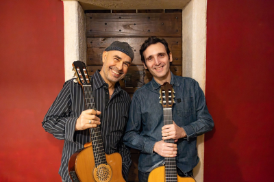 Antonio Forcione & Georgio Serci at The Boston Room, George IV - event poster Antonio Forcione & Georgio Serci at The Boston Room, George IV