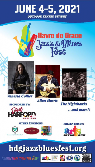 Vanessa Collier at Havre De Grace Jazz & Blues Fest at The Wilburn Company 'headliners' Stage At Concord Point - event poster Vanessa Collier at Havre De Grace Jazz & Blues Fest at The Wilburn Company 'headliners' Stage At Concord Point