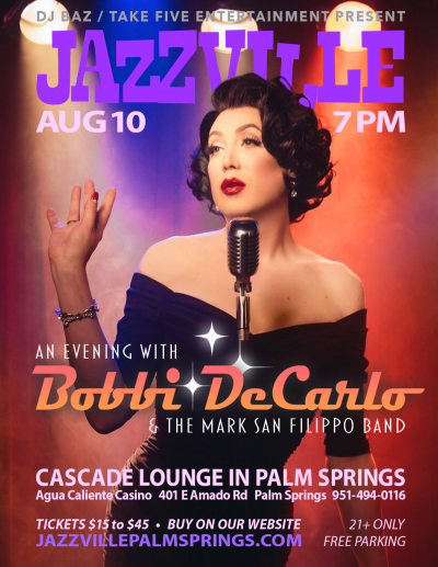 An Evening with Bobbi DeCarlo at Jazzville Palm Springs