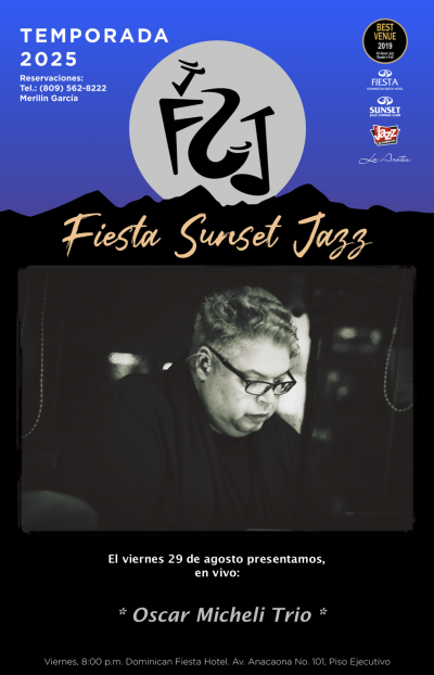 Oscar Micheli Trio at Fiesta Sunset Jazz