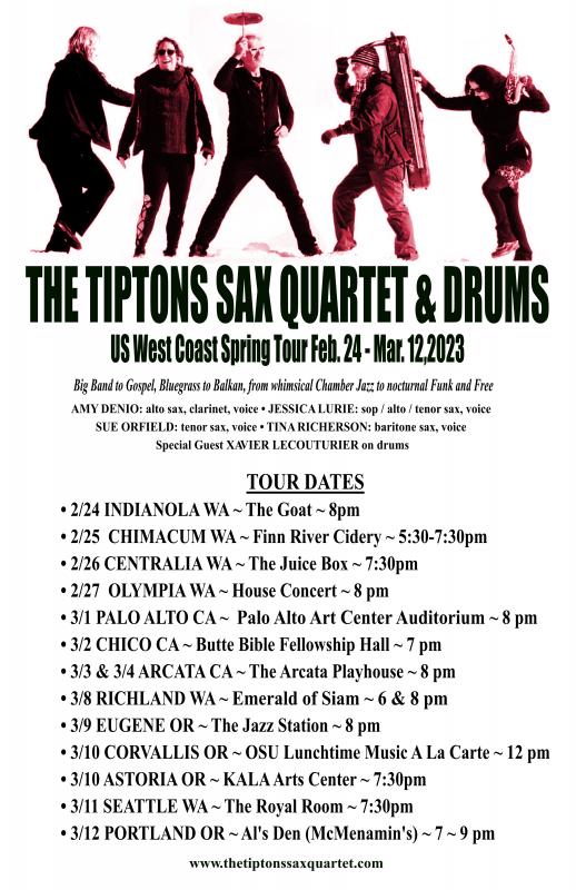 Tiptons Sax Quartet & Drums at The Goat