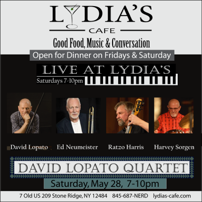 David Lopato Quartet at Live At Lydia's at Lydia's Cafe