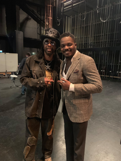 Bootsy Collins And Branford Marsalis at Community Unity Music Festival at Clark Park B