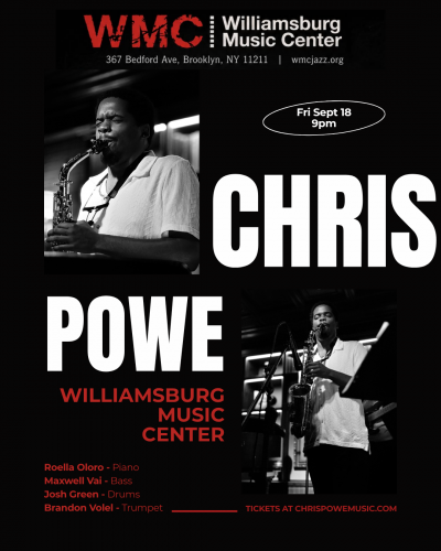Chris Powe LIVE at Williamsburg Music Center