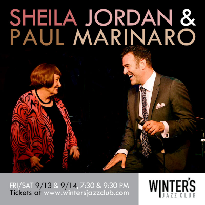 Sheila Jordan & Paul Marinaro at Winter's Jazz Club