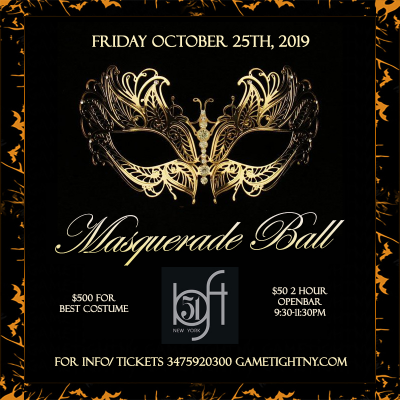 Loft 51 Nyc Friday Halloween Masquerade Ball 18 To Party 2019 at Loft 51 - event poster Loft 51 Nyc Friday Halloween Masquerade Ball 18 To Party 2019 at Loft 51