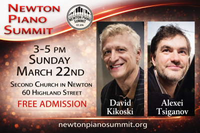 Newton Piano Summit - David Kikoski & Alexei Tsiganov at Newton Piano Summit at Second Church In Newton