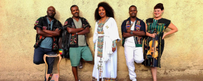 Qwanqwa: The Ethiopian Supergroup at Flushing Town Hall - event poster Qwanqwa: The Ethiopian Supergroup at Flushing Town Hall