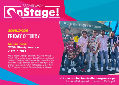 Sonlokos At Collins Plaza October 6 At 7 at Liberty Plaza