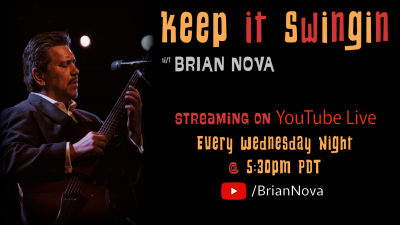 Keep It Swingin' - Brian Nova Youtube Live at Vivify Music Studios