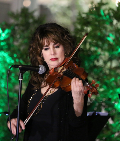 Calabria Foti With The Christian Jacob Trio at Sunset Jazz At Newport Summer Series at Bistango Restaurant