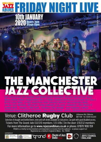 Manchester Jazz Collective at Clitheroe Rugby Club