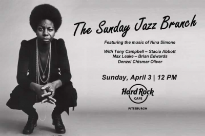 The Hard Rock Jazz Brunch Series : Nina Simone at Hard Rock Cafe - event poster The Hard Rock Jazz Brunch Series : Nina Simone at Hard Rock Cafe