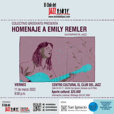 Homenaje A Emily Remler at El Club Del Jazz - event poster Homenaje A Emily Remler at El Club Del Jazz