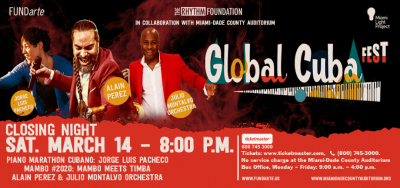Mambo #2020 at Global Cuba Fest Miami Beach at Miami Dade County Auditorium - event poster Mambo #2020 at Global Cuba Fest Miami Beach at Miami Dade County Auditorium