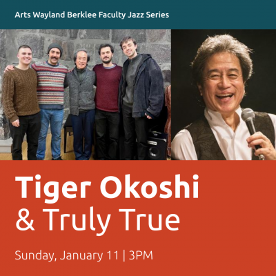 Tiger Okoshi And Truly True at The First Parish In Wayland - event poster Tiger Okoshi And Truly True at The First Parish In Wayland