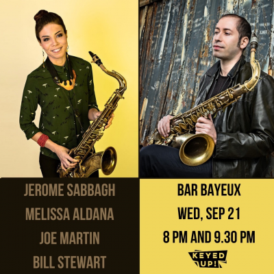Jerome Sabbagh/melissa Aldana Quartet at Bar Bayeux
