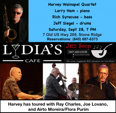 Harvey Wainapel Quartet at Lydia's Cafe