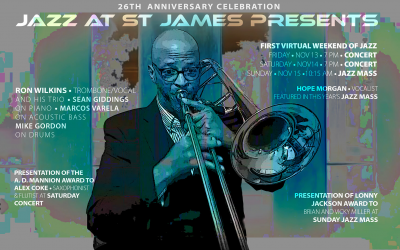 26th Annual Jazz At St James - event poster 26th Annual Jazz At St James