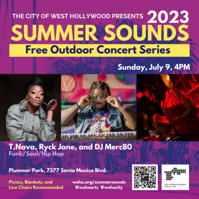T.nava, Ryck Jane, And Dj Merc80 at Summer Sounds Series at Plummer Park