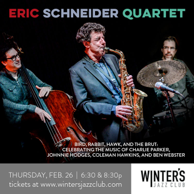 Eric Schneider Quartet at Winter's Jazz Club
