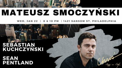 Mateusz Smoczynski Trio at Chris' Jazz Cafe