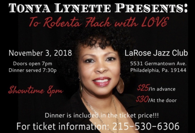 Tonya Lynette Presents: To Roberta Flack With Love at LaRose Jazz Club