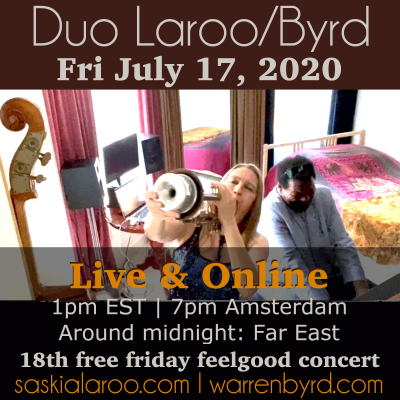 Duo Laroo/byrd - 18th Free Fri Feelgood Concert at Muse Mina