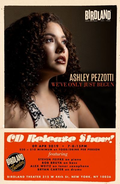 Ashley Pezzotti At Birdland April 9 at Birdland