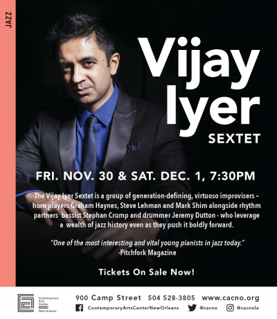 Vijay Iyer at Contemporary Arts Center