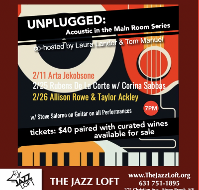 Acoustic In The Living Room: Rubens De La Corte at The Jazz Loft