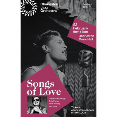 Songs Of Love: Diane Schurr Sings Cole Porter, Billie Holiday And More! at Charleston Music Hall