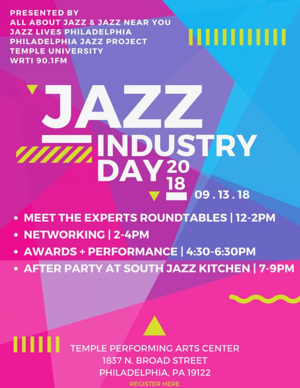 First Annual Jazz Industry Day Conference with Bootsie Barnes, Larry McKenna & Cory Weeds Album Release Concert at Temple Performing Arts Center