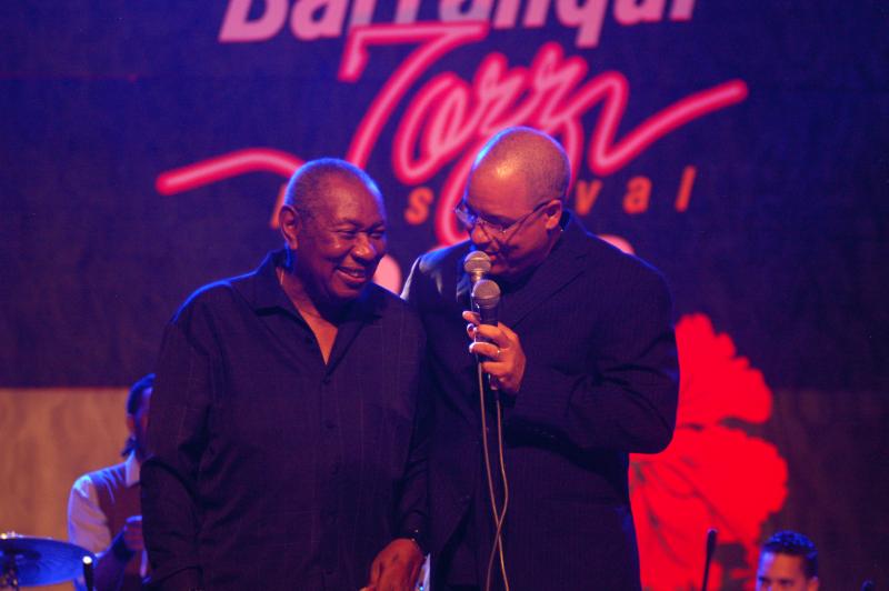 Vocalists Freddy Cole and Issac Delgado are reunited at a Barranquijazz concert. Cole had been a guest on Delgado's recent Nat