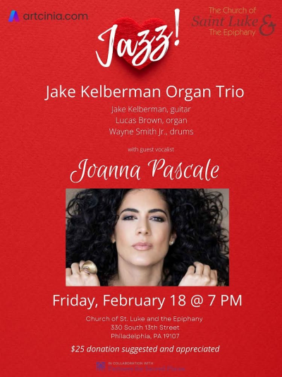 Jake Kelberman Organ Trio at Church of St. Luke and the Epiphany