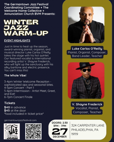 Winter Jazz Warm Up at Church Of The Annunciation - event poster Winter Jazz Warm Up at Church Of The Annunciation