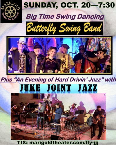 Juke Joint Jazz And Butterfly Swing Band at The Marigold Theater