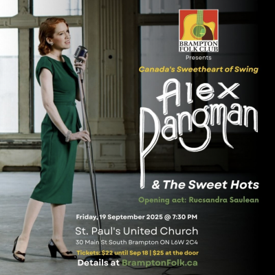 Alex Pangman&#039;s The Sweet Hots At Brampton Folk Club