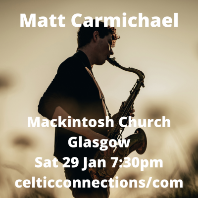 Matt Carmichael at Mackintosh Queen's Cross - event poster Matt Carmichael at Mackintosh Queen's Cross