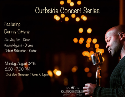 Dennis Gittens Quartet at Brooks Curbside Concerts