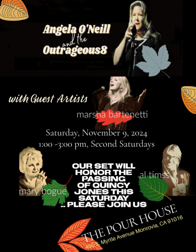 Second Saturday .honoring Quincy Jones at The Pour House