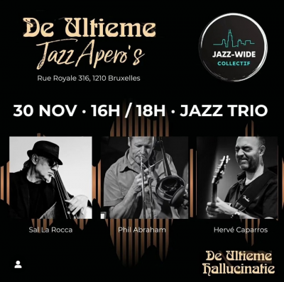Rv Caparros Jazz Trio at De Ultieme Hallucinatie