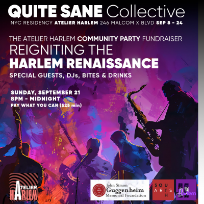 Atelier Harlem Community Party at Atelier Harlem - event poster Atelier Harlem Community Party at Atelier Harlem