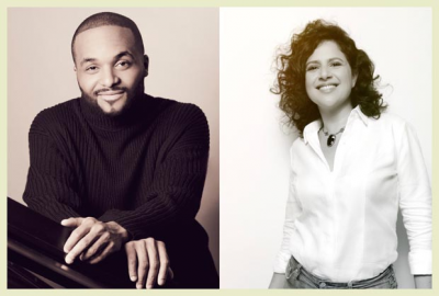 Sullivan Fortner Trio Plus Anat Cohen at Stanford Jazz Festival at Dinkelspiel Auditorium